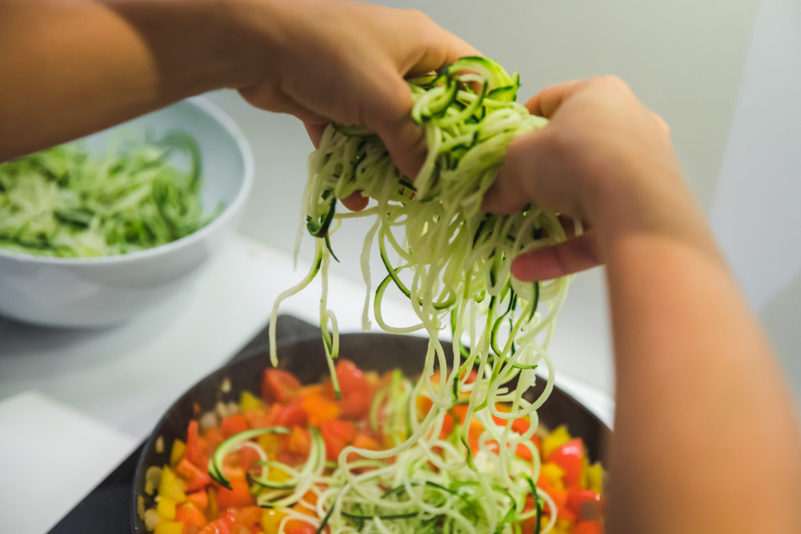 Rezept low carb Zoodles